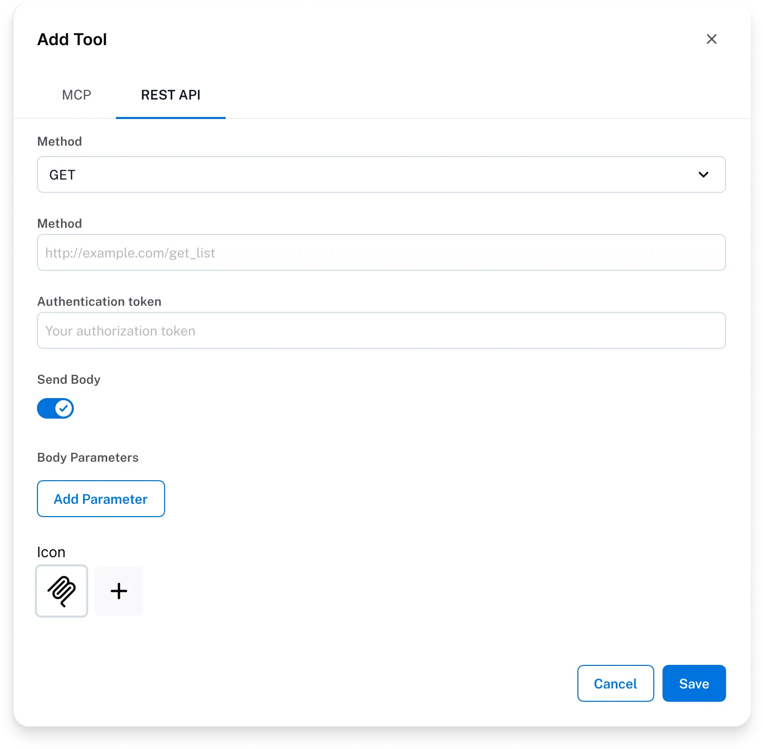 Defining an API-based tool
