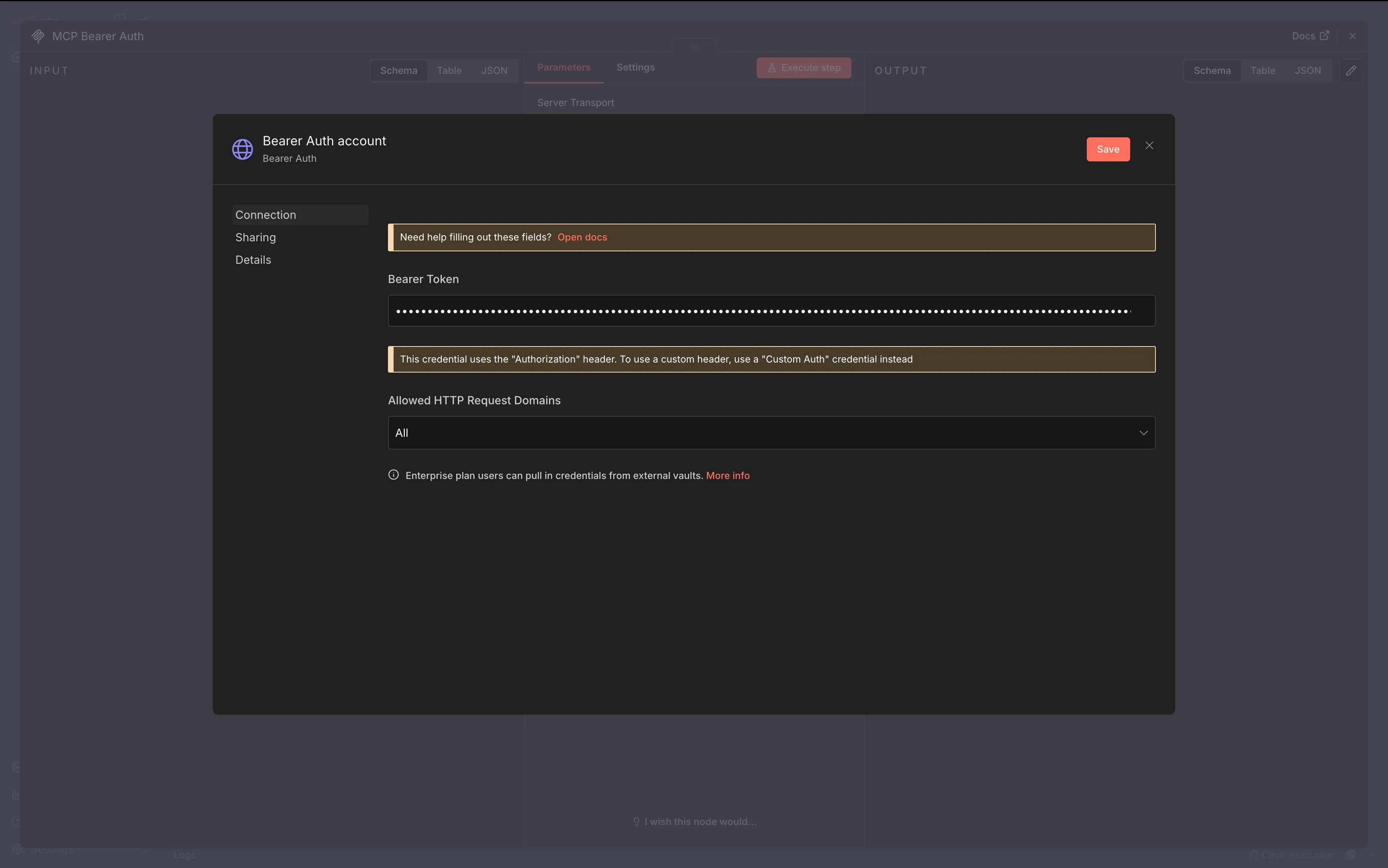 Bearer Configuration