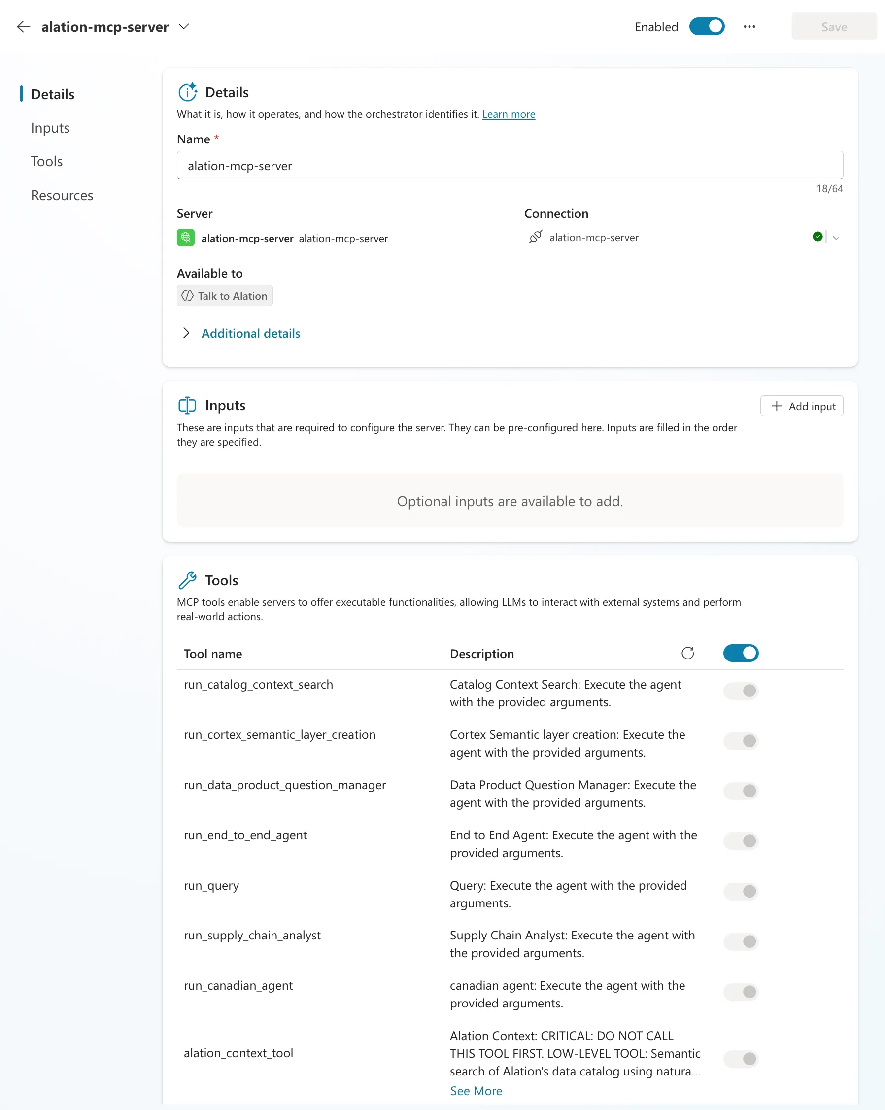 Final Verification in Agent Configuration